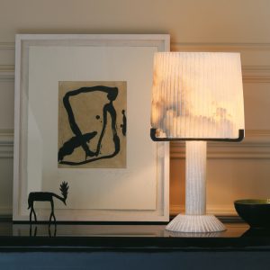 Acropolis Table Light with Alabaster Shade